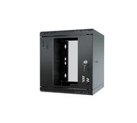 Stalflex Armadio Rack 10 Pollici 6U 300mm STANDARD - Acciaio per Impieghi Gravosi - Rack e Armadietti per Apparecchiature di Rete - Armadio Rack Compatibile con Ripiano Rack - Porta in Vetro