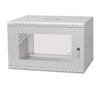 Stalflex Armadio rack 19" 6U, 350mm, porta in vetro, grigio RC19-6U-350GG