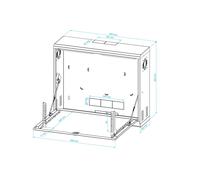 Stalflex Armadio RACK 19” da Parete per Impianti Rete e CCTV