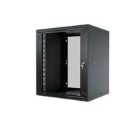 Stalflex Armadio Rack 19 Pollici 12U 450mm STANDARD - Acciaio per Impieghi Gravosi - Rack e Armadietti per Apparecchiature di Rete - Armadio Rack Compatibile con Ripiano Rack - Porta in Vetro
