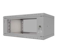Stalflex Armadio Rack 19 Pollici 4U 350mm STANDARD - Acciaio per Impieghi Gravosi - Rack e Armadietti per Apparecchiature di Rete - Armadio Rack Compatibile con Ripiano Rack - Porta in Vetro