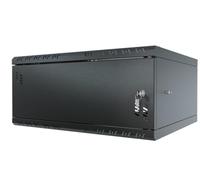Stalflex Armadio Rack 19 Pollici 4U 450mm STANDARD - Acciaio per Impieghi Gravosi - Rack e Armadietti per Apparecchiature di Rete - Armadio Rack Compatibile con Ripiano Rack - Porta in Metallo
