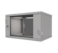 Stalflex Armadio Rack 19 Pollici 6U 450mm PRO - Acciaio per Impieghi Gravosi - Rack e Armadietti per Apparecchiature di Rete - Armadio Rack Compatibile con Ripiano Rack