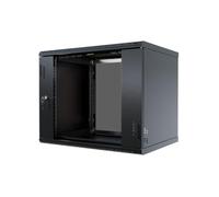 Stalflex Armadio Rack 19 Pollici 9U 450mm PRO - Acciaio per Impieghi Gravosi - Rack e Armadietti per Apparecchiature di Rete - Armadio Rack Compatibile con Ripiano Rack