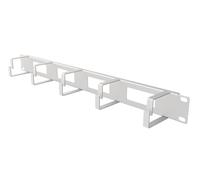 Stalflex Cable management organizer cavi 19 Pollici 1U - Realizzato in acciaio - Canalina passacavi per fili, strisce di cavo - Mantenere armadio di rete pulito e ordinato
