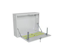 Stalflex CCTV Case Rack 19 Pollici 3U - Armadio di Rete Realizzato in Metallo per Impieghi Gravosi - Armadio Rack con Custodia Chiudibile a Chiave