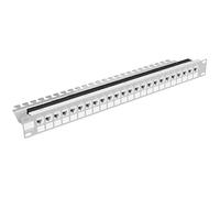 Stalflex Modular patch panel 24-Port 19" 1U Gray