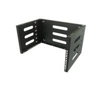 Stalflex Montaggio a parete Armadio Rack 19 Pollici 6U/4U 330mm - Ripiano Rack Realizzato in Acciaio - Rack e Armadietti per Apparecchiature di Rete