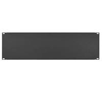 Stalflex Pannello Cieco 3U per Rack 19 Pollici - Pannello Cieco per Montaggio a rack per rack di computer e server - Riempimento di Rack per Server per Armadi di Rete