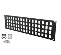 STALFLEX Patch Panel per Armadio di Rete - 64 Porte - Modulare - Patch Panel 3U 19 Pollici - Per moduli Keystone - Montaggio in Rack Server - Rack