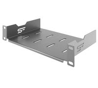 Stalflex Ripiano per Armadio Rack 10 Pollici 1U 150mm - Ripiano Rack 19 “ In Metallo - Vassoio a Sbalzo Universale Ventilato per Montaggio a Rack - Compatibile Con Gli Armadio Rack