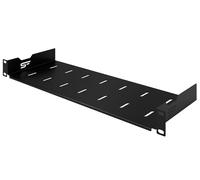 Stalflex Ripiano per Armadio Rack 19 Pollici 1U 170mm - Ripiano Rack 19 “ In Metallo - Vassoio a Sbalzo Universale Ventilato per Montaggio a Rack - Compatibile Con Gli Armadio Rack