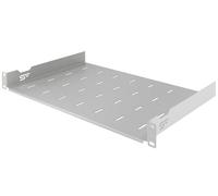 Stalflex Ripiano per Armadio Rack 19 Pollici 1U 300mm - Ripiano Rack 19 “ In Metallo - Vassoio a Sbalzo Universale Ventilato per Montaggio a Rack - Compatibile Con Gli Armadio Rack