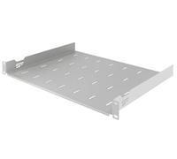 Stalflex Ripiano per Armadio Rack 19 Pollici 1U 350mm - Ripiano Rack 19 “ In Metallo - Vassoio a Sbalzo Universale Ventilato per Montaggio a Rack - Compatibile Con Gli Armadio Rack