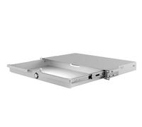 Stalflex Ripiano per Armadio Rack Cassetto 19 Pollici 1U 270mm - Acciaio per Impieghi Gravosi - Armadio Rack per apparecchiature di rete - Mensola Rack 19 ” di rete universale