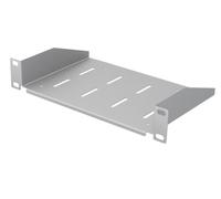 Stalflex Ripiano per Armadio Rack Eco 10 Pollici 1U 150mm - Armadio Rack Realizzato in Acciaio - Vassoio a sbalzo universale ventilato per montaggio a rack