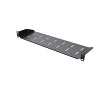 Stalflex Ripiano per Armadio Rack Eco 19 Pollici 1U 150mm - Armadio Rack Realizzato in Acciaio - Vassoio a sbalzo universale ventilato per montaggio a rack