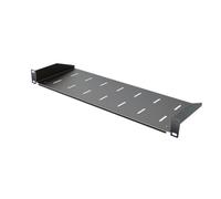 Stalflex Ripiano per Armadio Rack Eco 19 Pollici 1U 170mm - Armadio Rack Realizzato in Acciaio - Vassoio a sbalzo universale ventilato per montaggio a rack