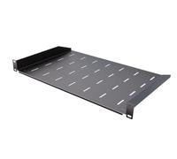 Stalflex Ripiano per Armadio Rack Eco 19 Pollici 1U 300mm - Armadio Rack Realizzato in Acciaio - Vassoio a sbalzo universale ventilato per montaggio a rack