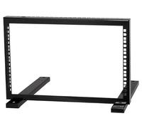 Stalflex Server Rack 6U - Armadio Rack di Rete a Telaio Aperto in Metallo Resistente - Armadio di Rete con Trave Rinforzata per Apparecchiature di Rete e Server