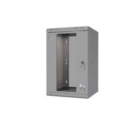 Stalflex Server Rack Data Cabinet STANDARD 10" 9U 300mm - Acciaio Heavy Duty - Rack & Cabinet per apparecchiature di rete - Armadio server compatibile con scaffali rack e guide rack - Porta in vetro