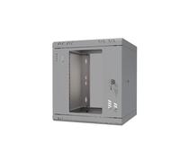 Stalflex Server Rack Data Cabinet Standard 25,4 cm 6U 300 mm - Heavy Duty Steel - Rack & Cabinet per apparecchiature di rete - Armadio server compatibile con ripiani rack e guide rack - Porta in vetro