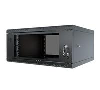 Stalflex Server Rack Data Cabinet Standard 48,9 cm 4U 450 mm - Acciaio resistente - Rack & Cabinet per apparecchiature di rete - Armadio server compatibile con scaffali rack e guide rack - Porta in