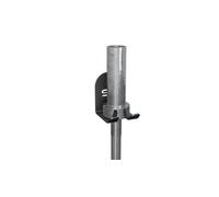 STALFLEX Supporto per Bilanciere Olimpico - 1 Alloggiamento - Carico Massimo 100 kg - Supporto da Parete in Acciaio per Bilanciere - Rastrelliera da Parete per Manubri per Home Gym