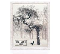 Stallmann Design, Cornice “My Frame”, 10 x 15 cm, Colore Nero, DIN A4 e 60 Altri Formati, in Legno MDF, Disponibili Anche Altri Colori, per Foto o Quadri - 50 x 75 cm - Bianco Délavé