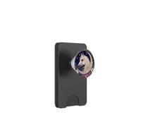 Stallone Arabo Elegante Cavallo Bianco Art Nouveau PopSockets PopWallet per MagSafe