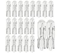 Stalora 20pcs T5 12v 1.2w Led Lampadine Per Auto, Cruscotto e Contatore, Luce Bianca Interna Indicatore, Plafoniera, Materiale Quarzo Vetro Durevole, Per Auto Moto Camion