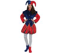Stamco Costume da Elfo Blu Rosso, De Luxe