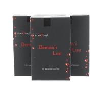 Stamford 3 Confezioni di Incenso a Cono Neri - Lussuria Demoniaca