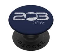 Stamford Connecticut 203 Codice area Nutmegger CT City Pride PopSockets PopGrip Adesivo