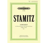 `Stamitz, Carl` Viola Concerto In D Op 1 (Edit Book NUOVO