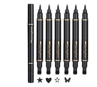 Stamp Eyeliner - Eyeliner con 6 Forme | Stencil Trucco Residuo Zero per Appuntamenti, Viaggi, Feste e Occasioni Speciali