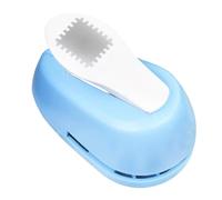 Stamp Hole Puncher - Multi-Purpose Manual Cutting Tool | Blue PP Material, 8x5x4cm Size, 95g Lightweight, Anti-Slip Paper Punch for Scrapbook Cards Photo Album Envelope Letter Holiday School Party