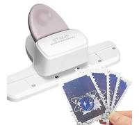 Stamp Pattern Pressing Machine ABS 16 x 9,2 x 6 cm, lo strumento di taglio per carta, carte, foto e stamp, foglio singolo 80 - 350 g, design Precise 0,32 cm, design compatto