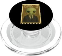 Stamp President USA, Funny Alien PopSockets PopGrip per MagSafe