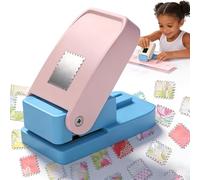 Stamp Puncher - Creates 1 * 0.8 Inch Rectangular Postage Stamp Puncher Shapes with Scalloped Edges, for Paper Crafting Scrapbooking DIY Card Making Arts Crafts Supplies(Rectangle-1.5 * 1.2In)