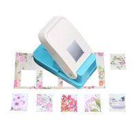 Stamp Puncher, Paper Craft Punch for Scrapbooking, Card Making, Journaling & DIY Stickers, Portable Lever Action Hole Punch Tool for Arts and Crafts (1pcs)