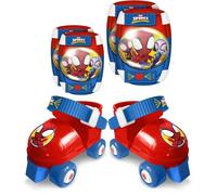 STAMP - Set Pattini a rotelle con ginocchiere - Spidey