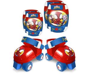 STAMP - Set Pattini a rotelle con ginocchiere - Spidey