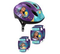 STAMP -WI467507 Wish Helmet + Elbow & Knee Pads, WI467507, viola, 50-56 cm