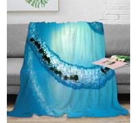 stampa 3D Ants marching coperta per aria condizionata microfibra biancheria da letto morbida coperta per estate leggera per regali per vacanze estive Nature documentary 50x60inch(127x152cm)