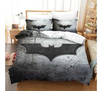 Stampa 3D Batman Set Di Biancheria Da Letto Con 3 Pezzi Copripiumino E Federa Coordinata Per Ragazzi E Ragazze,coppie,camera Da Letto,decorazione King（220x240cm）