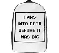Stampa 3D Borsa Da Viaggio Data Scientist Geek Zaino Viaggio Outdoor Backpack Per Compleanno, Studenti, Escursionismo, 42X32X14Cm