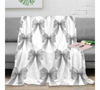 stampa 3D bow-tie-pattern coperta da camera da letto microfibra biancheria da letto lavabile coperta da letto anti-pilling per residenze universitarie elegant-graphic-design 70×80inch(180x200cm)