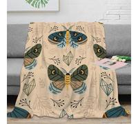 stampa 3D Butterfly pattern coperta per tutte le stagioni microfibra biancheria da letto lavabile coperta versatile morbida per regali per ogni stagione Nature inspired design 80×90inch(200x230cm)