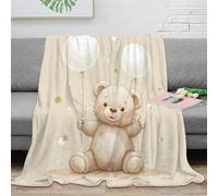 stampa 3D carino teddy bear coperta per tutte le stagioni microfibra biancheria da letto non perde pelo coperta versatile per regali per ogni occasione cartoon illustrazione 60x80inch(150x200cm)